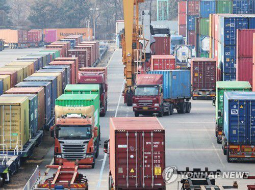 경기도 의왕시 내륙컨테이너기지[연합뉴스 자료사진]