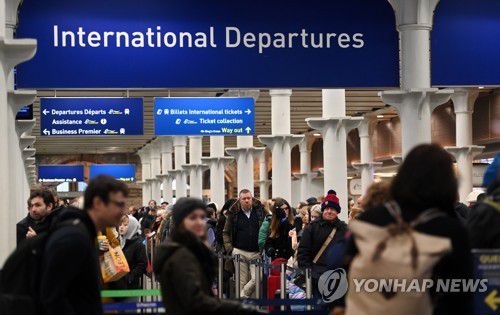 브렉시트 여파로 병목현상을 겪는 유로스타[EPA 연합뉴스 자료사진. 재판매 및 DB 금지]