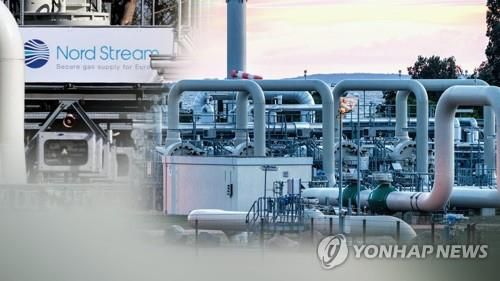 가동이 중단된 러시아-독일 노르트스트림-1 가스관 (CG)[연합뉴스TV 제공]
