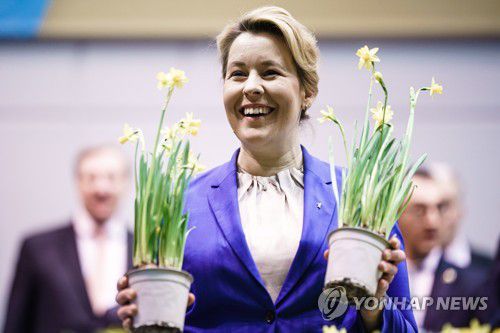 프란치스카 기파이 베를린시장[EPA 연합뉴스 자료사진. 재판매 및 DB 금지]
