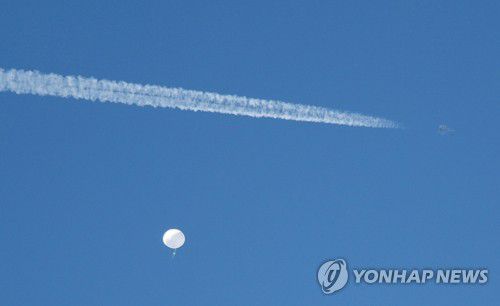 미국의 중국 '정찰풍선' 격추 작전[로이터 연합뉴스 자료사진. 재판매 및 DB 금지]