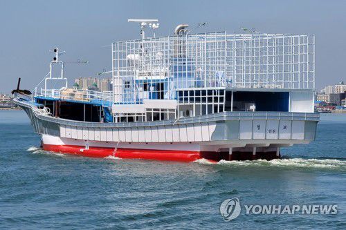 영암 대불산단서 건조된 청보호[청보호 건조 조선업체 제공. 재판매 및 DB 금지]