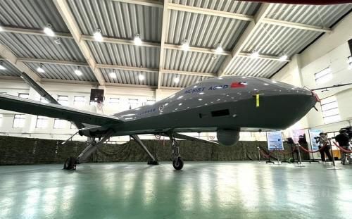 대만산 공격용 대형 무인기 '텅윈' [대만 중앙통신사 캡처. 재판매 및 DB 금지]