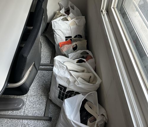 숙명여대에 다니는 튀르키예 학생들이 모은 구호물품[독자 제공. 재판매 및 DB 금지]