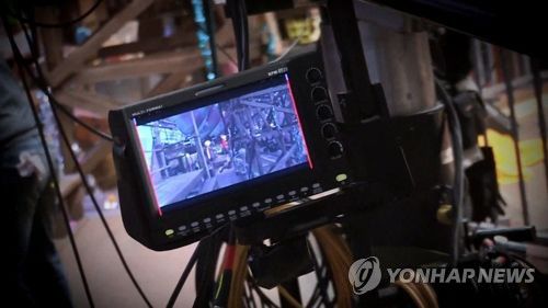촬영 카메라[연합뉴스TV 제공]