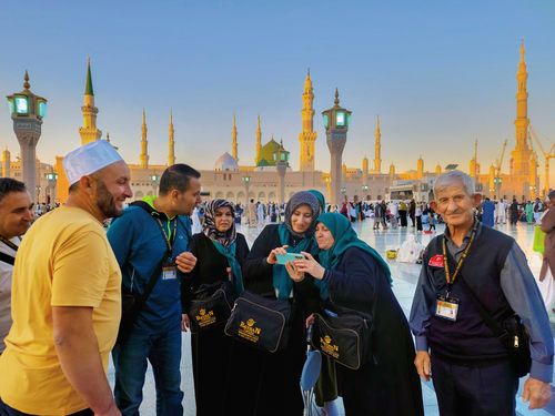 터키에서 성지순례를 온 가족 [사진/성연재 기자]