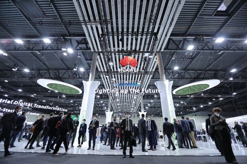 MWC23 화웨이 전시장[트위터 캡처. 재판매 및 DB 금지]