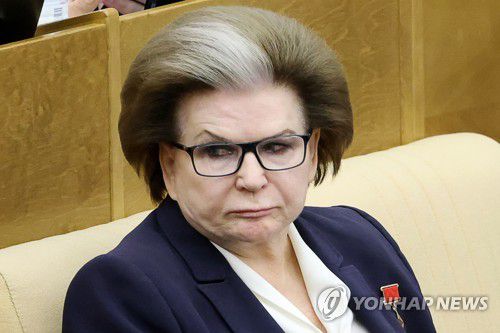캐나다 제재 명단에 오른 첫 여성 우주인 발렌티나 테레시코바 [연합뉴스 자료사진. 재판매 및 DB 금지]