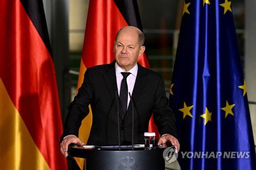 올라프 숄츠 독일 총리[EPA 연합뉴스 자료사진. 재판매 및 DB 금지]