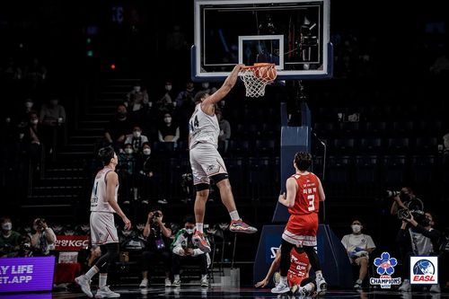 SK와 결승전에서 덩크슛하는 스펠맨. [EASL 소셜 미디어 사진. 재판매 및 DB 금지]