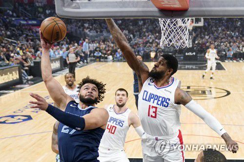 LA 클리퍼스와 멤피스의 경기 모습. [AP=연합뉴스]