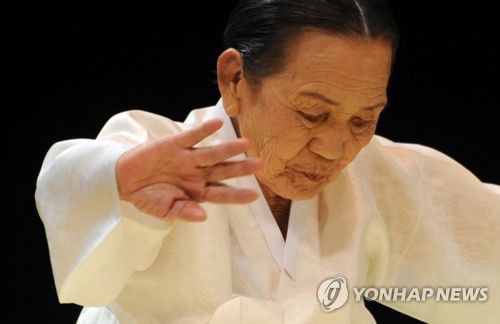 조갑녀 명무 [남원시 제공]