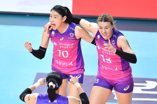 김연경과 옐레나[KOVO 제공. 재판매 및 DB 금지]