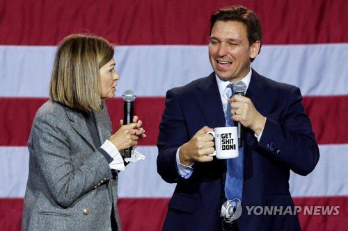 론 디샌티스 플로리다 주지사[로이터 연합뉴스 자료 사진. 재판매 및 DB 금지]