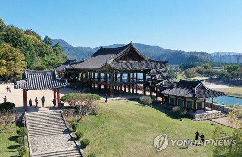 경남 밀양시 영남루 전경[밀양시 제공]