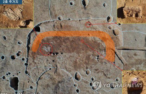 양산 다방동 패총 주거지 유적(양산=연합뉴스) 경남 양산시가 2021년부터 발굴조사를 하는 다방동 패총 주거지 유적. 2023.3.20 [양산시 제공. 재판매 및 DB 금지] seaman@yna.co.kr