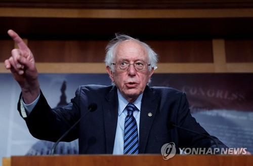 버니 샌더스 미국 연방상원의원(로이터 연합뉴스 자료사진)