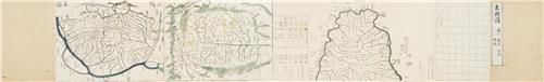 '대동여지도' 1첩의 모습 [문화재청 제공. 재판매 및 DB 금지]