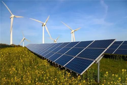 어얼둬쓰의 풍력·태양광 발전 기지[시각중국 캡처. 재판매 및 DB 금지]