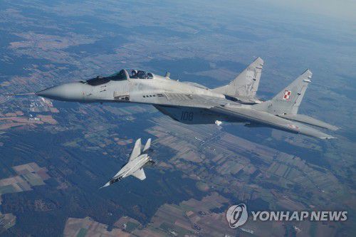 미그-29기[AFP 연합뉴스 자료사진. 재판매 및 DB 금지]