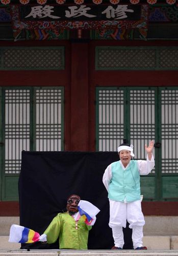 국가무형문화재 발탈 조영숙 보유자[국립무형유산원 제공. 재판매 및 DB 금지]