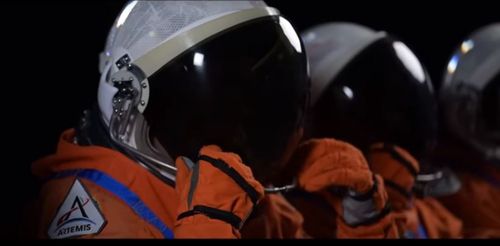 아르테미스 미션에 투입될 NASA 우주비행사 [NASA 유튜브 동영상 캡처]