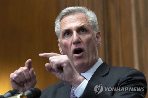 공화당 소속인 매카시 하원의장[AP 연합뉴스]