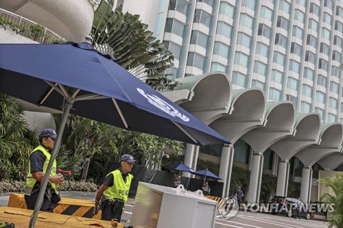 싱가포르 샹그릴라호텔[EPA 연합뉴스 자료사진. 재판매 및 DB 금지]