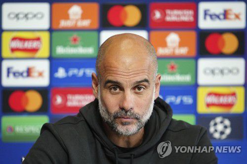맨체스터 시티의 페프 과르디올라 감독[AP=연합뉴스 자료사진. 재판매 및 DB금지]