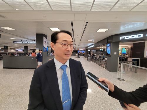 김건 한반도평화교섭본부장[워싱턴 특파원단 제공. 재판매 및 DB 금지]