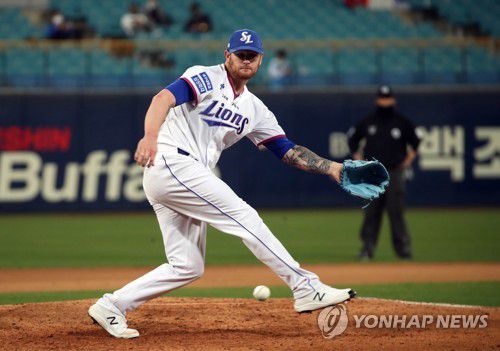 삼성 라이온즈에서 뛰었던 벤 라이블리[연합뉴스 자료사진]