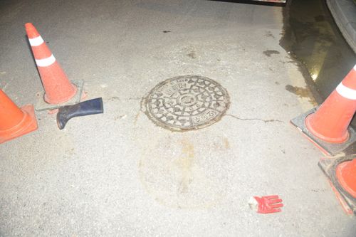 김해 오수관 사고 현장[독자 제공. 재판매 및 DB 금지]