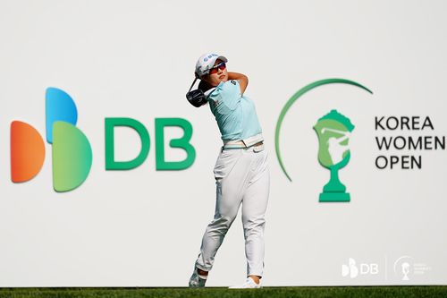 마다솜의 드라이버 샷.[DB그룹 한국여자오픈 조직위 제공. 재판매 및 DB 금지]