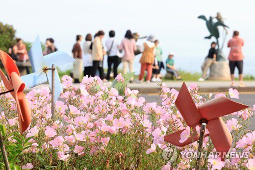제주 해안도로 나들이[연합뉴스 자료사진]