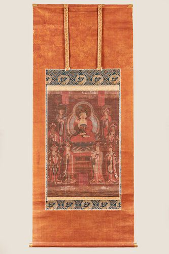 불화 '아미타여래구존도'울산박물관 소장품 [문화재청 제공. 재판매 및 DB 금지] photo@yna.co.kr