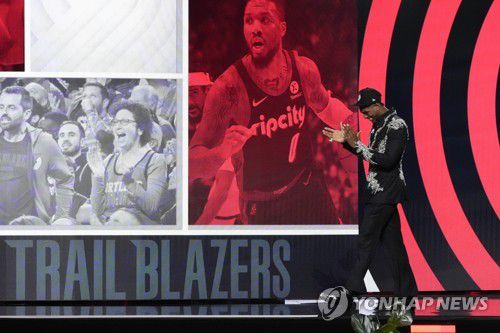 포틀랜드 트레일블레이저스에 지명된 스쿳 헨더슨[AP=연합뉴스]