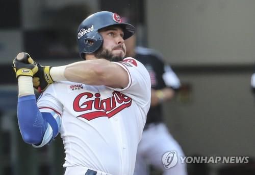 방출된 롯데 외국인 타자 잭 렉스[연합뉴스 자료사진]