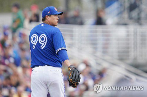 토론토 블루제이스 류현진[연합뉴스 자료사진]