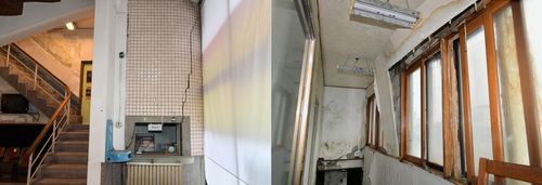 극장 건물 곳곳에 균열·누수[원주시 제공.재판매 및 DB 금지]