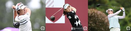 박지영(왼쪽), 박민지, 임진희.[KLPGA 제공. 재판매 및 DB 금지