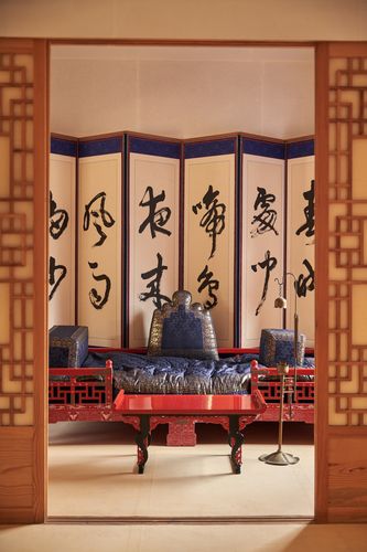 건청궁 장안당 내 왕의 생활실[문화재청 제공. 재판매 및 DB 금지]