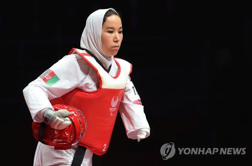 2020 도쿄 패럴림픽 출전한 쿠다다디[연합뉴스 자료사진]