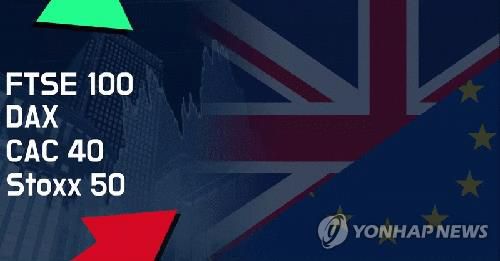 유럽증시 혼조세 (GIF)[제작 남궁선. 게티이미지뱅크 제공]