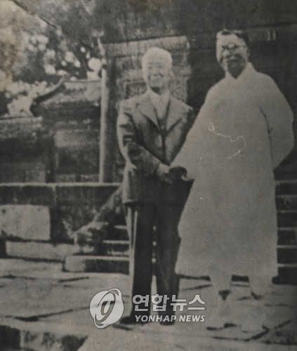 이승만(왼쪽)과 김구(오른쪽)[연합뉴스 자료사진]