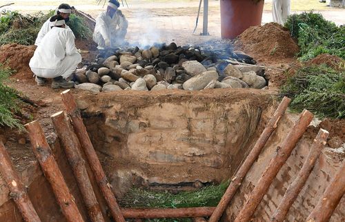 삼굿 터파기[정선군 제공.재판매 및 DB 금지]