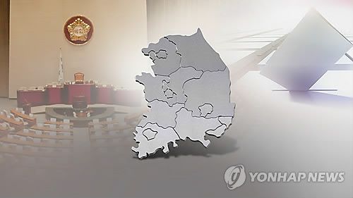 선거구 획정(CG)<<연합뉴스TV 제공>> 선거구획정 시한 오늘 종료