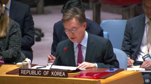 황준국 주유엔대사[유엔 웹TV 캡처]