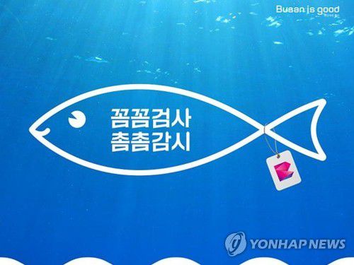 부산시 꼼꼼검사, 촘촘감시 수산물 안심 캠페인[부산시 제공. 재판매 및 DB 금지]