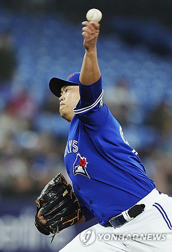 토론토 류현진[AP=연합뉴스]