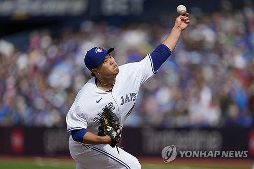 토론토 류현진[USA투데이=연합뉴스]